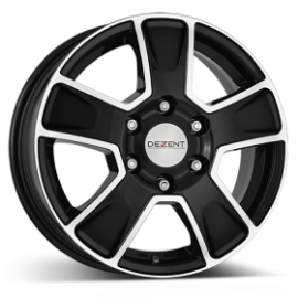 DEZENT Wheels VAN Schwarz Glänzend Frontpoliert