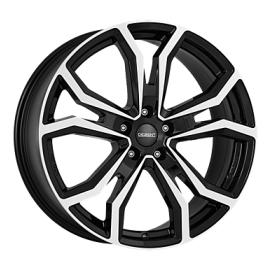 DEZENT Wheels TV Schwarz Glänzend Frontpoliert