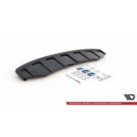 Hinten Splitter Audi A6 C7 S-Line AVANT Auspuff 2x1 (mit senkrechten Balken)