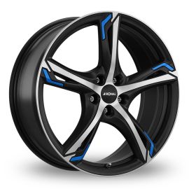 Ronal Wheels R62 Blue Jetblack Matt Frontkopiert
