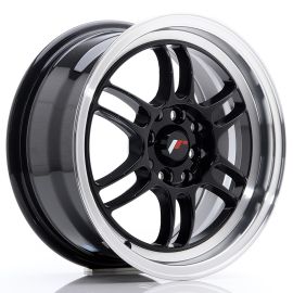 Japan Racing Wheels JR7 Gloss Black Machined Lip