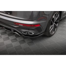 Hinten Splitter (mit einem vertikalem balken) Audi SQ5 / Q5 S-Line Sportback Mk2 Facelift