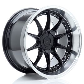 Japan Racing Wheels JR41 Glossy Black Machined Lip