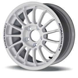 ADVAN Wheels RC-4 Rally White