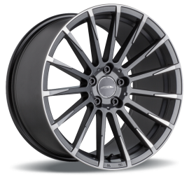 ACE Wheels Devotion Matt Grey Metallic/Face Partially Polish DC