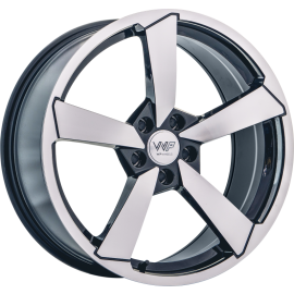 WP Wheels 002 Glanz-Schwarz Frontpoliert
