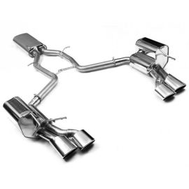 Abgasanlage für Mercedes Benz E-Klasse C207 4x 120x77 mm oval+