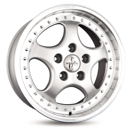 Keskin Wheels KT2 Silver Lip Polish