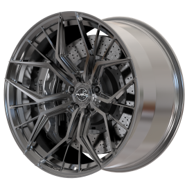 Rusch Wheels R0880 Monoblock Dark Brushed Black