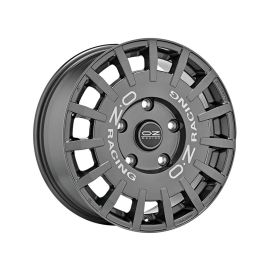 Rally Racing Van Dark Graphite Silver Lettering