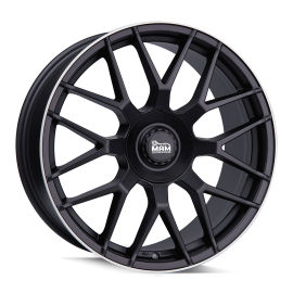 MAM Wheels GT1 Matt Black Lip Polish