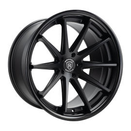 Rohana Wheels RFC10 Matte Black/Gloss Black Lip Deep