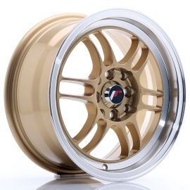 Japan Racing Wheels JR7 Gold Machined Lip