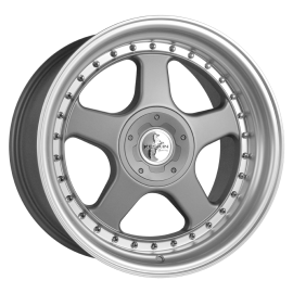 Keskin Wheels KT1 Titan Grey Lip Polish