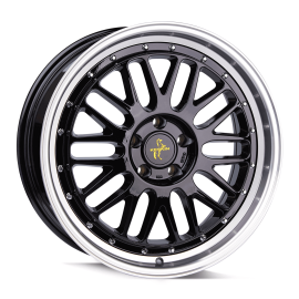 Keskin Wheels KT22 Black Lip Polish