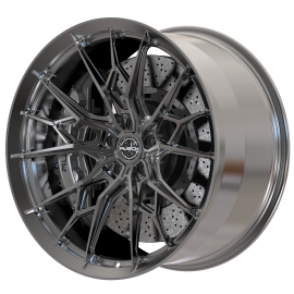 Rusch Wheels RXR-1 Monoblock Dark Brushed Black