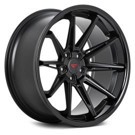 Ferrada Wheels CM2 Matte Black Gloss Black Lip Deep Concavity Series 23