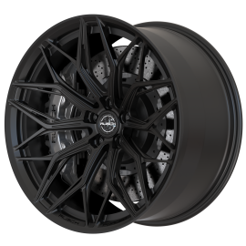Rusch Wheels GTB-R Monoblock Satin Black