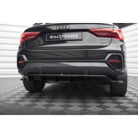 Hinten Splitter (mit einem vertikalem balken) Audi Q3 Sportback F3
