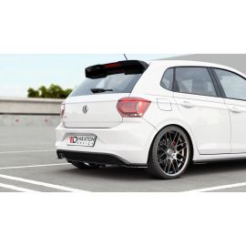 Hinten Splitter (mit einem vertikalem balken) Volkswagen Polo GTI / R-Line Mk6