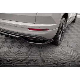 Hinten Splitter (mit einem vertikalem balken) Skoda Karoq Sportline Mk1 Facelift