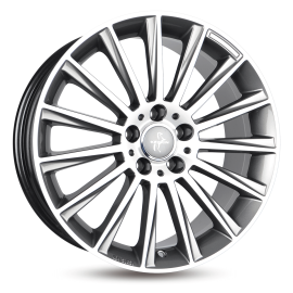 Keskin Wheels KT18 Palladium Front Polish