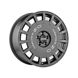 Rally Racing Dark Graphite Silver Lettering