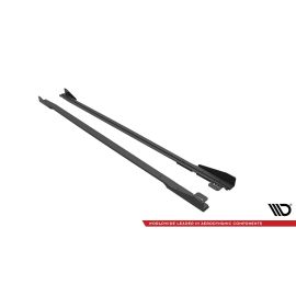 Street Pro Seitenschweller Diffusor V.1 + Flaps Ford Mustang GT Mk6 Facelift