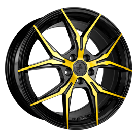 Keskin Wheels KT19N Black Front Gold