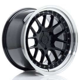 Japan Racing Wheels JR40 Glossy Black Machined Lip