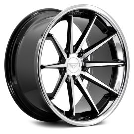Ferrada Wheels FR4 Mid Concavity Machine Black/Chrome Lip