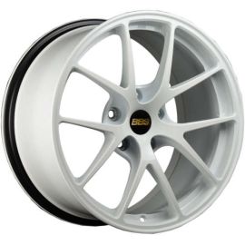 BBS Wheels RI-A Gloss White/Diamond Cut Machined Lip