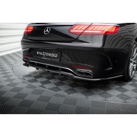 Hinten Splitter (mit einem vertikalem balken) Mercedes-Benz S Coupe AMG-Line C217 Facelift