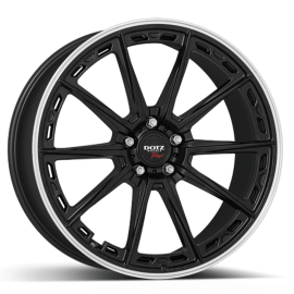 DOTZ Wheels Sonoma Schwarz Matt Poliertes Horn