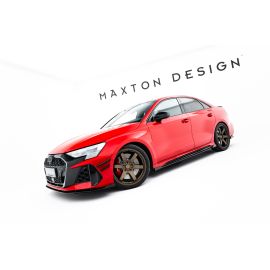 Street Pro Seitenschweller Diffusor + Flaps Audi A3 / S3 / RS3 Sedan 8Y Facelift