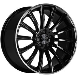 WP Wheels 990 Glanz-Schwarz Randpoliert