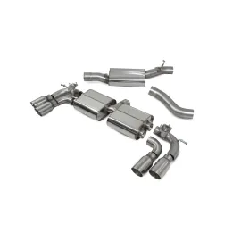 Resonated cat/gpf-back system with valves S3 3-Door/Sportback 8V Daytona