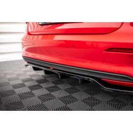 Hinten Splitter (mit einem vertikalem balken) Audi A3 Sportback 8Y