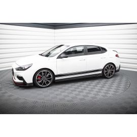 Seitenschweller Diffusor V.5 + Flaps Hyundai I30 N Mk3 / Mk3 FL Hatchback/Fastback