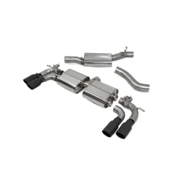 Resonated cat/gpf-back system with valves S3 3-Door/Sportback 8V Daytona Ceramic