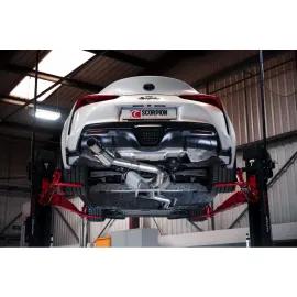80mm Cat-back Single Exit System (Removes GPF) Supra A90 3.0T GPF Models Only