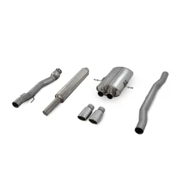 Resonated cat-back system Cooper S R56 / R57 / R58 / R59 Monaco (twin)