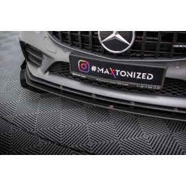 Street Pro Splitter + Flaps + Flaps Mercedes-AMG C43 Coupe / Cabrio C205Facelift / A205 Facelift