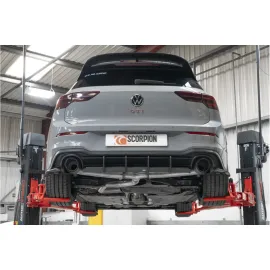 Non-resonated Predator GPF-back system Golf MK8 / MK 8.5 GTi Clubsport Ascari