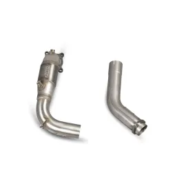 Downpipe with a high flow sports catalyst Civic Type R FK2 (RHD)