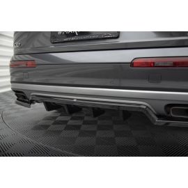 Hinten Splitter (mit einem vertikalem balken) Audi Q7 / SQ7 / Q7 S-Line Mk2