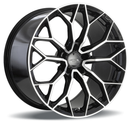 ACE Wheels AFF09 Dark Shiny Black/Face Polished DC