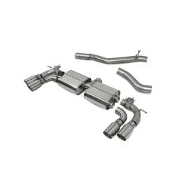 Non-resonated cat/gpf-back system with valves S3 3-Door/Sportback 8V Daytona