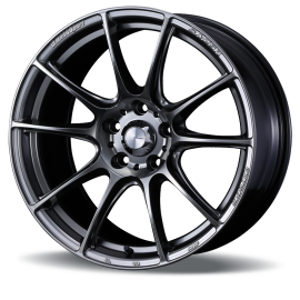WEDS Wheels SA-25R Latinum Silver Black