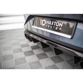 Heckansatz + Endschalldampfer SportAuspuff Attrappe Seat Leon FR Hatchback Mk4